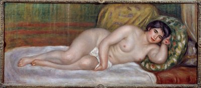 Naakte vrouw (Gabrielle) door Pierre Auguste Renoir