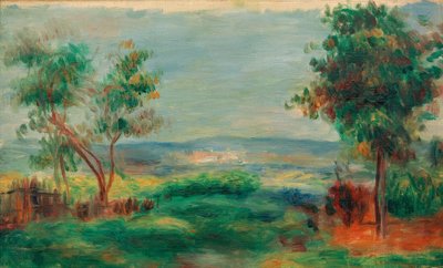 Landschap door Pierre Auguste Renoir