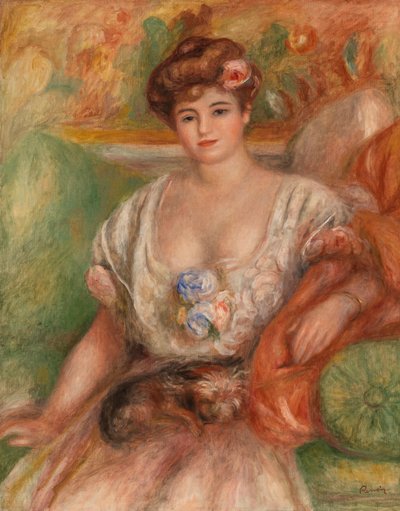 Portret van Misia Sert door Pierre Auguste Renoir