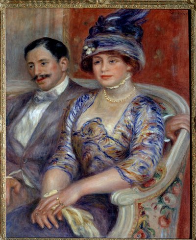 Portretten van de heer en mevrouw Bernheim de Villers Schilderij door Pierre Auguste Renoir (1841-1919) 1910 Parijs, Musée d