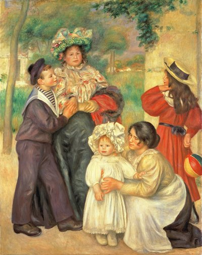 De Familie van de Kunstenaar door Pierre Auguste Renoir