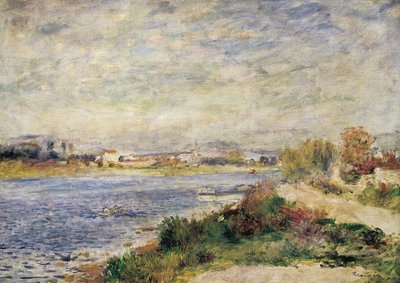 De Seine in Argenteuil door Pierre Auguste Renoir
