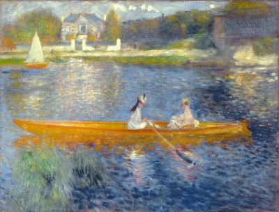 De Skiff (La Yole), 1875 door Pierre Auguste Renoir