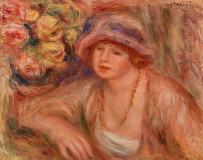 Leunende Vrouw door Pierre Auguste Renoir