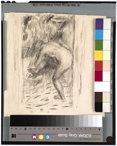 Na het bad, ca. 1924 door Pierre Bonnard