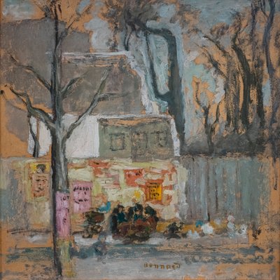Hoek van Parijs door Pierre Bonnard