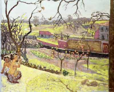 Vroege Lente (Kleine Faunen), ca. 1909 door Pierre Bonnard