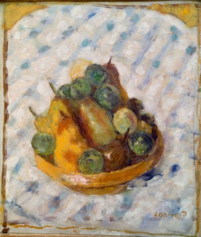 Fruit Stilleven van peren en pruimen door Pierre Bonnard