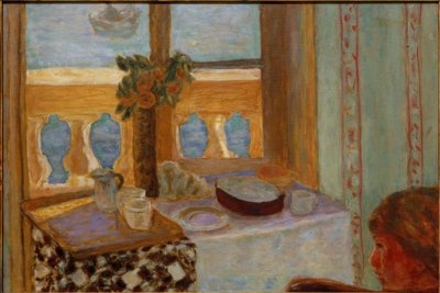 Interieur met balkon door Pierre Bonnard