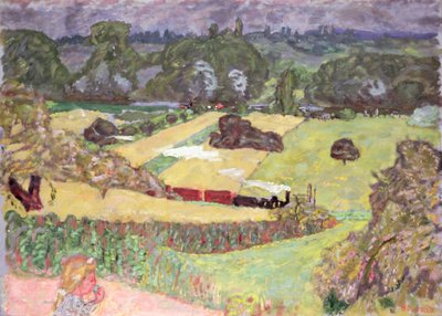 Landschap met goederentrein, 1909 door Pierre Bonnard