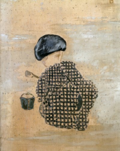 Het kind met zandtaart of Het kind met emmer door Pierre Bonnard
