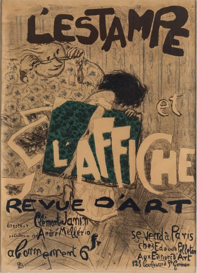 De prent en de affiche, 1897 door Pierre Bonnard