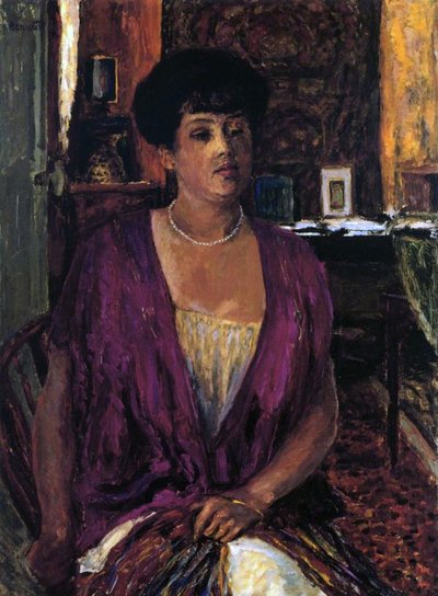Madame Claude Anet, 1910 door Pierre Bonnard