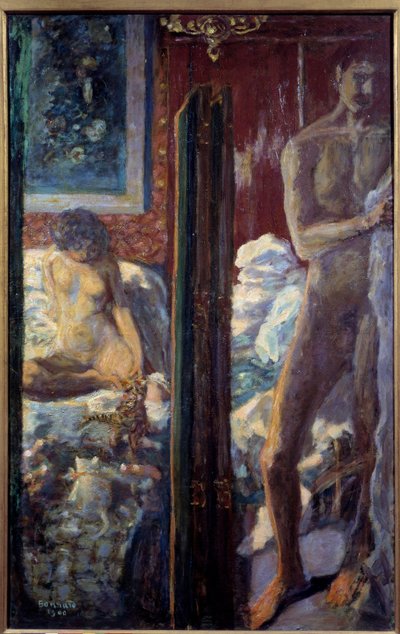 Man en vrouw Een naakt koppel in een slaapkamer door Pierre Bonnard