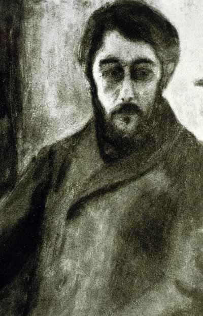 Zelfportret (litho) door Pierre Bonnard