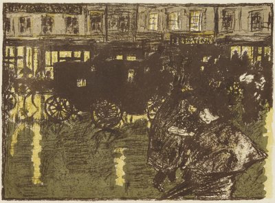 Enkele aspecten van het leven in Parijs door Pierre Bonnard
