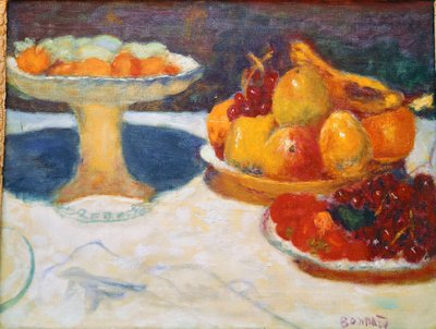 Stilleven met compote door Pierre Bonnard