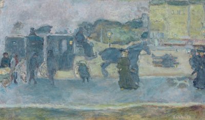 De Twee Hackney Koetsen door Pierre Bonnard