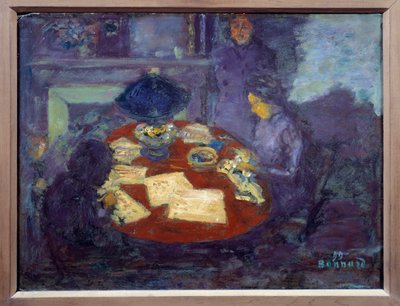 Onder de lamp door Pierre Bonnard