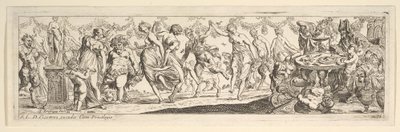 Bacchanaal, 1615-42 door Pierre Brebiette