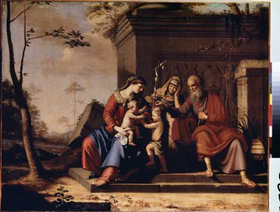 De heilige familie door Pierre Cauchy