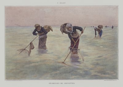 Garnalenvisseressen door Pierre Celestin Billet
