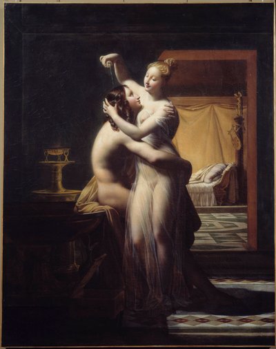 Hero en Leander door Pierre Claude Delorme