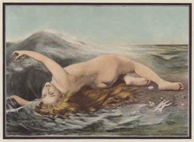 Undine speelt met de golven door Pierre Dupuis