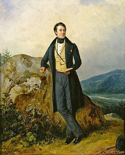 Portret van een heer door Pierre Duval Lecamus