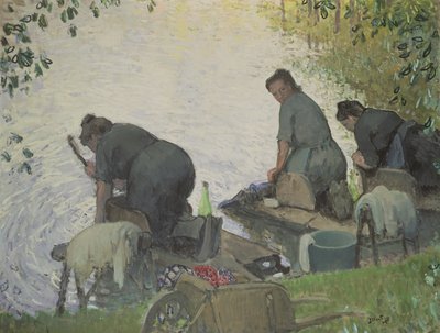 De Wasvrouwen door Pierre Eugene Montezin