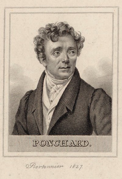 Portret van de operazanger Louis Antoine Eléonore Ponchard door Pierre François Bertonnier