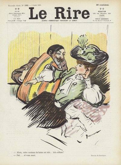 Illustratie voor Le Rire door Pierre Georges Jeanniot