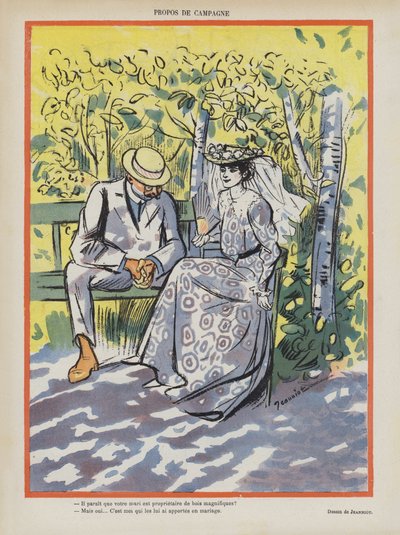 Illustratie voor Le Rire door Pierre Georges Jeanniot