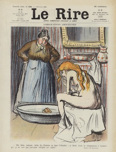 Illustratie voor Le Rire door Pierre Georges Jeanniot