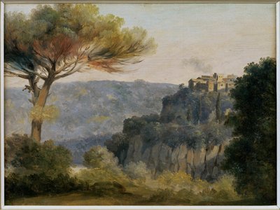 Het dorp Nemi - Het dorp Nemi ... door Pierre Henri de Valenciennes