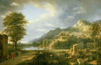 De Oude Stad Agrigentum, 1787 door Pierre Henri de Valenciennes