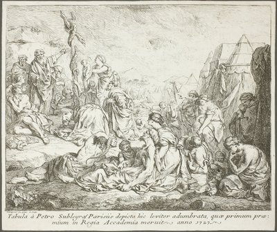 De Koperen Slang van Mozes door Pierre Hubert Subleyras