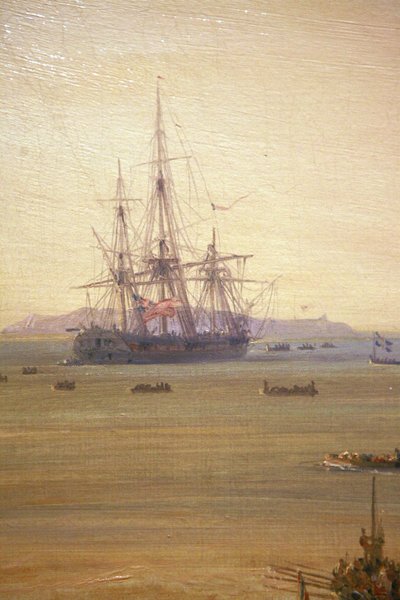 Frans: Combat du Grand Port, 23 augustus 1810 door Pierre Julien Gilbert