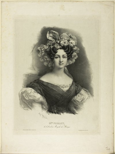 Juffrouw Noblet door Pierre Louis Henri Grevedon