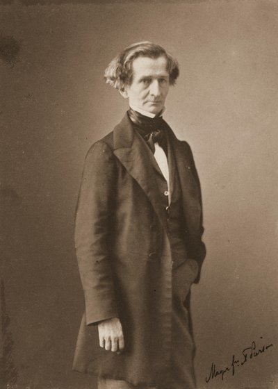 Portret van Hector Berlioz 1803-1869, ca. 1850 door Pierre Louis Pierson