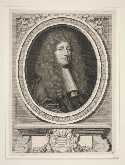 Louis François le Fèvre de Caumartin (1624-1687) door Pierre Louis van Schuppen