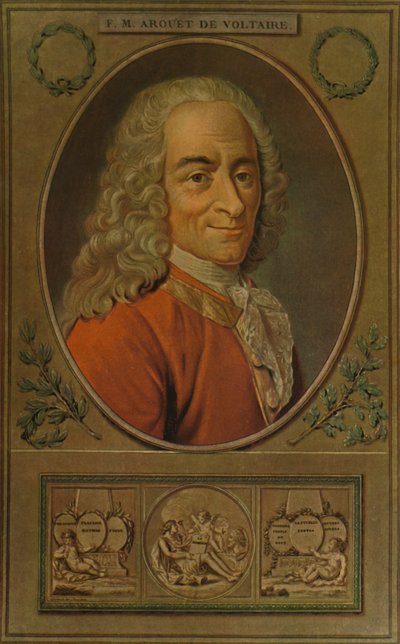 Voltaire, ca. 1770, 1913 door Pierre Michel Alix