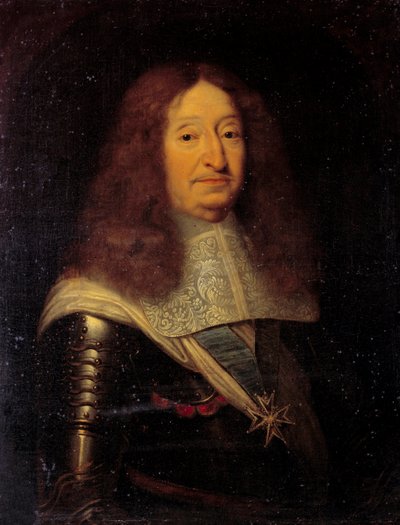 Portret van Cesar, hertog van Vendome en Beaufort (1594-1665), Superintendent van de Navigatie door Pierre Mignard