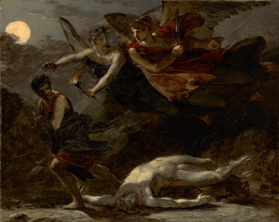 Gerechtigheid en Goddelijke Wraak Achtervolgen Misdaad, c.1805-6 door Pierre Paul Prudhon