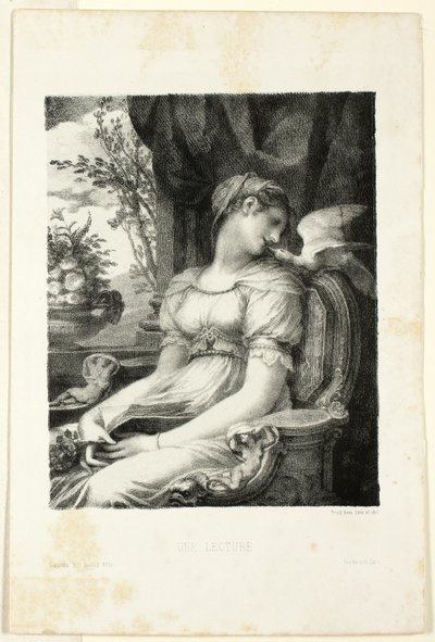 Lezen door Pierre Paul Prud