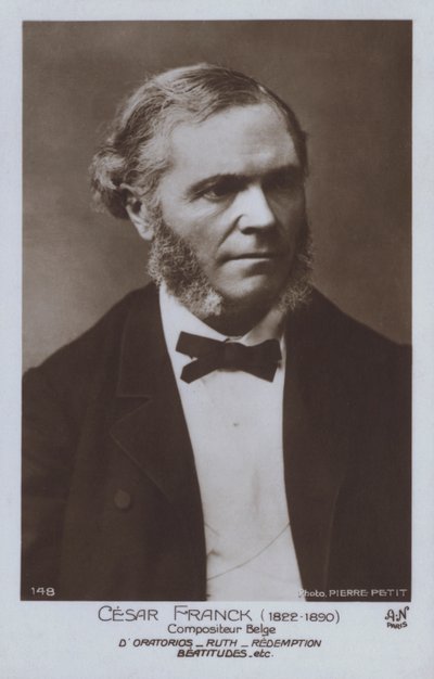 Cesar Franck, Belgische componist en pianist door Pierre Petit