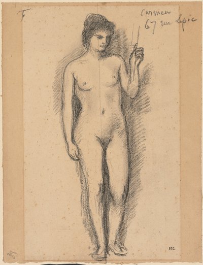 Carmen, laatste helft 1800s door Pierre Puvis de Chavannes