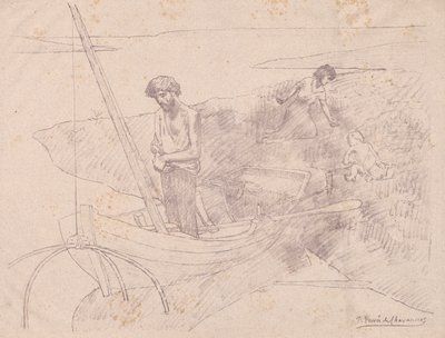 De Arme Visser door Pierre Puvis de Chavannes
