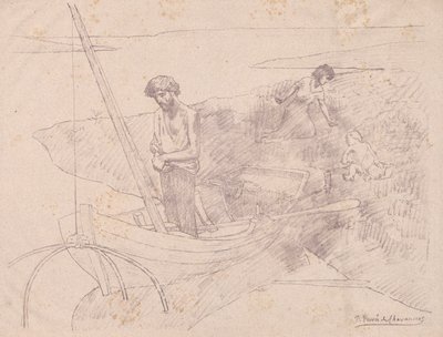 De arme visser door Pierre Puvis de Chavannes
