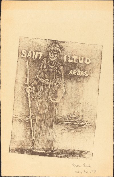 Sint Iltud door Pierre Roche